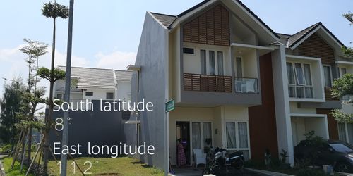 foto tampak rumah tipe CELIO EXT perumahan CITRAGARDEN CITY MALANG