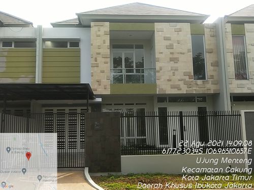 foto tampak rumah tipe Sevilla perumahan Metland Menteng