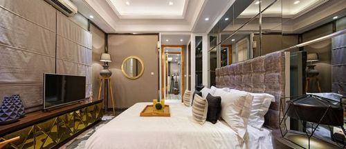 foto tampak rumah tipe LUXURIOUS SUITE B perumahan PODOMORO CITY DELI MEDAN