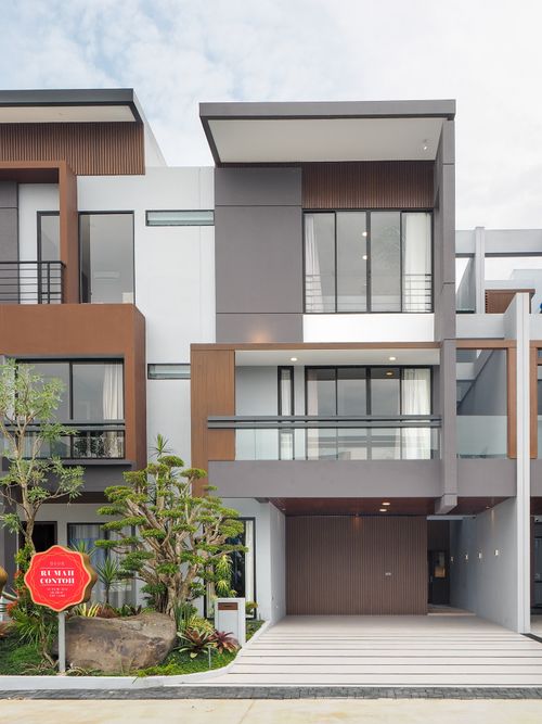 foto tampak rumah tipe Dior perumahan Givency One Tahap III