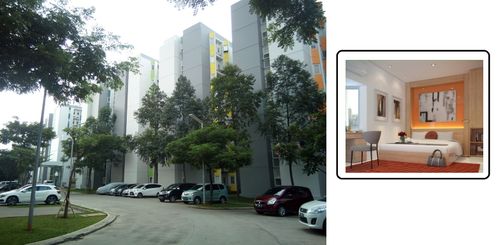 foto tampak rumah tipe Aeropolis Residence 2 - Hoek 3 perumahan APARTEMENT AEROPOLIS