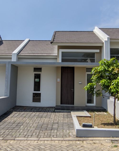 foto tampak rumah tipe Alamanda perumahan GRIANAN AGUNG