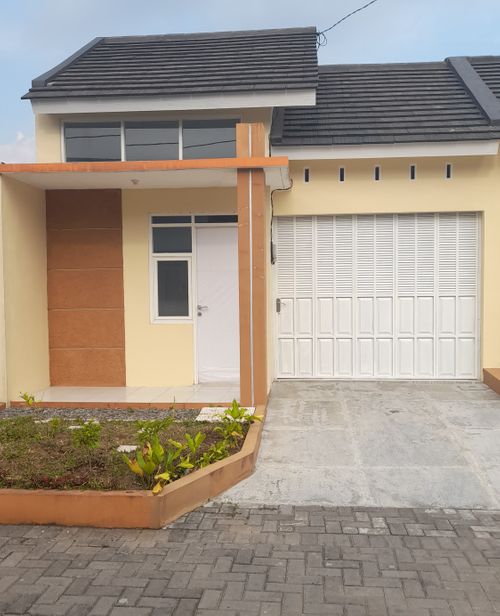 foto tampak rumah tipe 36 perumahan HARMONY RIVERSIDE @BULUSARI