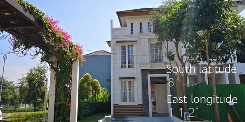 foto tampak rumah tipe TOSCANO EXT B perumahan CITRAGARDEN CITY MALANG