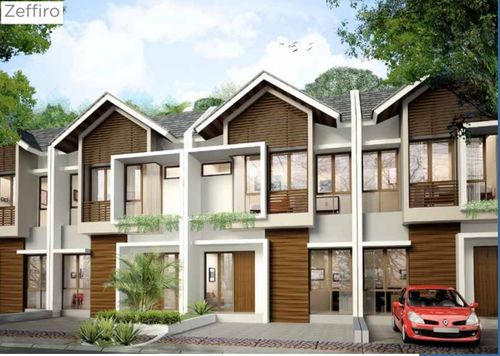 foto tampak rumah tipe ZEFFIRO perumahan CITRA ECOPOLIS RAYA - CLUSTER FRESCO - LITTLE GINZA BLK P 2