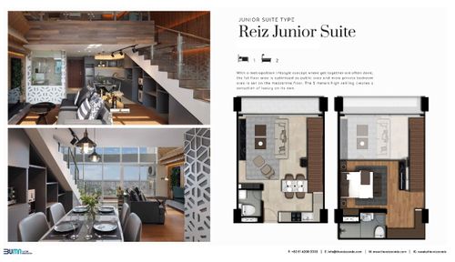 foto tampak rumah tipe Reiz Junior Suite perumahan Apartemen The Reiz Condo Medan