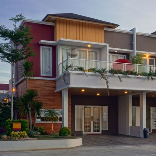 foto tampak rumah tipe Versace perumahan Givency One Tahap III