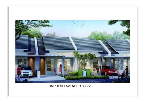 foto tampak rumah tipe LAVENDER perumahan METLAND CIBITUNG - CLUSTER SALVIA