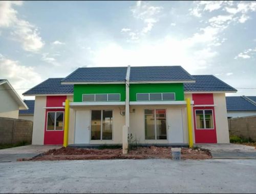 foto tampak rumah tipe Aster 49 perumahan OPI REGENCY 3