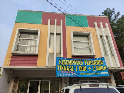 foto tampak rumah tipe ruko 45 perumahan Serpong Green Park 2