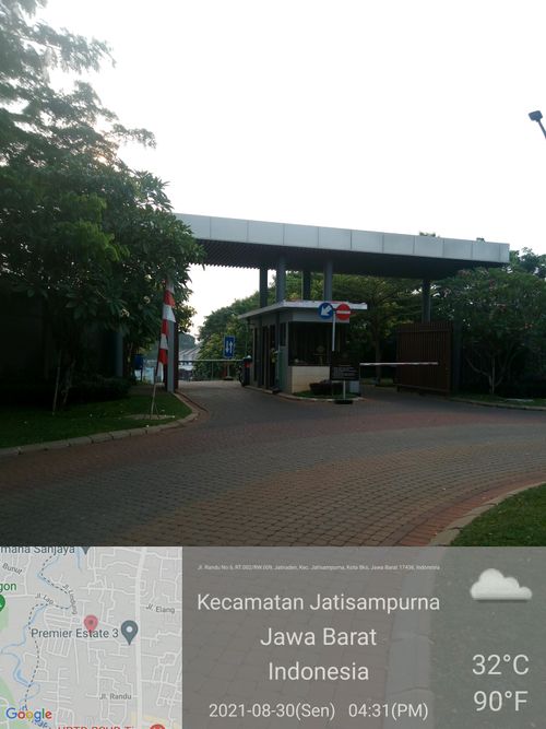 foto posisi tengah perumahan Premier Estate 3