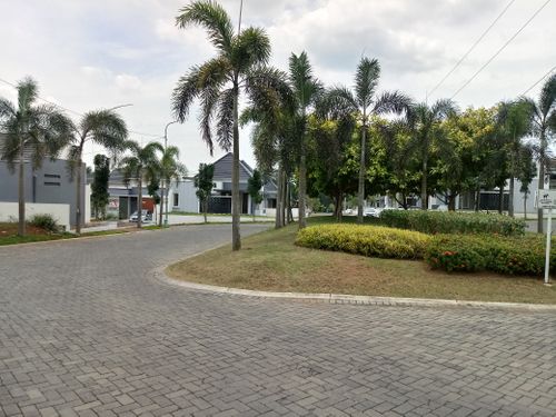 foto posisi tengah perumahan BSB village Aurora Spring Boulevard