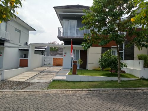 foto contoh rumah perumahan BSB Village Aurora Boulevard