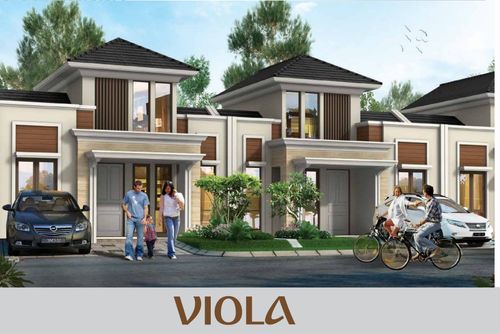 foto tampak rumah tipe VIOLA STD perumahan CITRA RAYA - CLUSTER LUGANO ZA & ZB