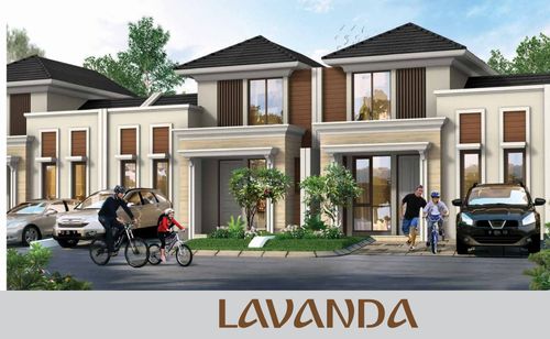 foto tampak rumah tipe LAVANDA perumahan CITRA RAYA - CLUSTER LUGANO ZA & ZB