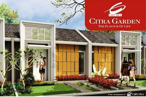 foto tampak rumah tipe CASCADIA STANDAR-B perumahan CITRA GARDEN GOWA