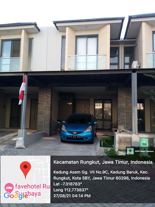 foto tampak rumah tipe JASMINE C7 perumahan SPRINGVILLE RESIDENCE