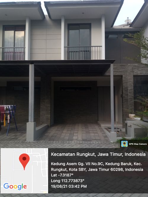 foto tampak rumah tipe ORCHID D-8 perumahan SPRINGVILLE RESIDENCE