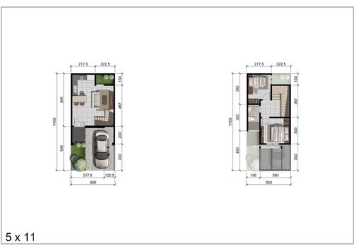 foto denah rumah tipe ORCHID D-8 perumahan SPRINGVILLE RESIDENCE