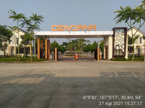 foto gerbang perumahan CLUSTER CENDANA GREEN ARA KHI