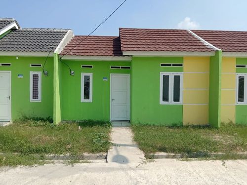 foto tampak rumah tipe 30/60 perumahan Kavling mustika jaya blok F