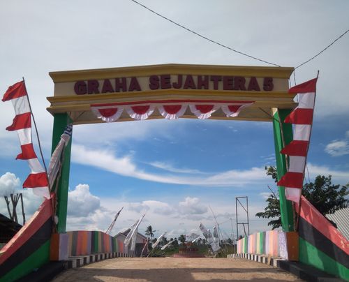 foto gerbang perumahan GRAHA SEJAHTERA VI
