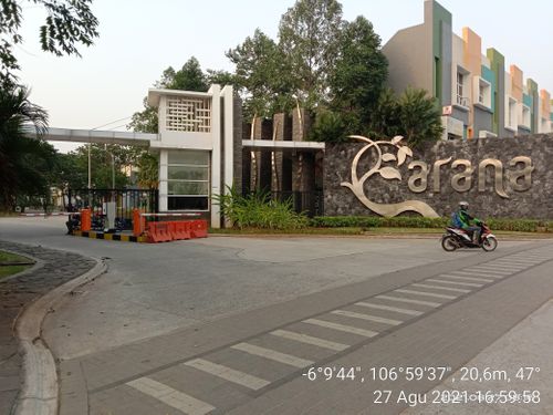 foto gerbang perumahan SA1.8-07 CLUSTER ARANA KHI