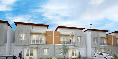foto tampak rumah tipe GOSFORD perumahan NUSA INDAH RESIDENCE