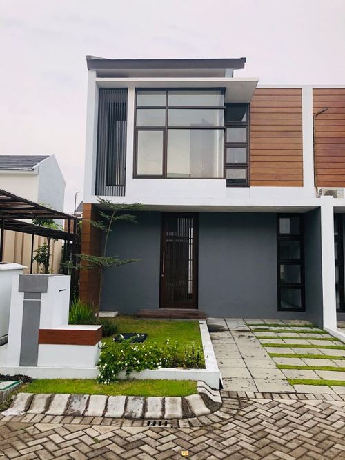 foto tampak rumah tipe 3BRCompact perumahan SHOJI LAND