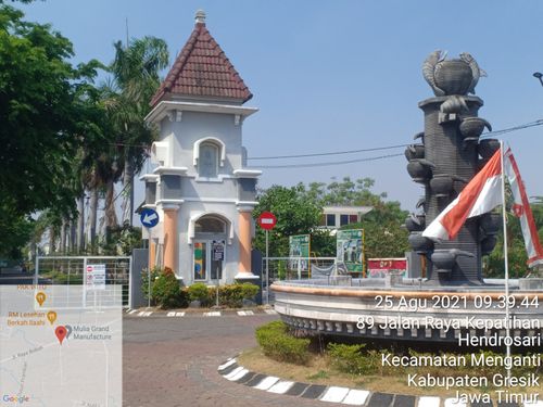 foto gerbang perumahan PRAMBON ASRI