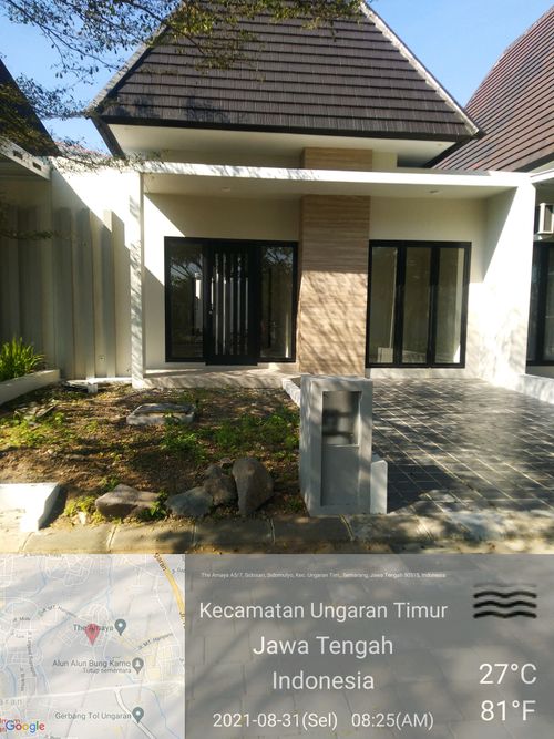 foto posisi tengah perumahan The Amaya