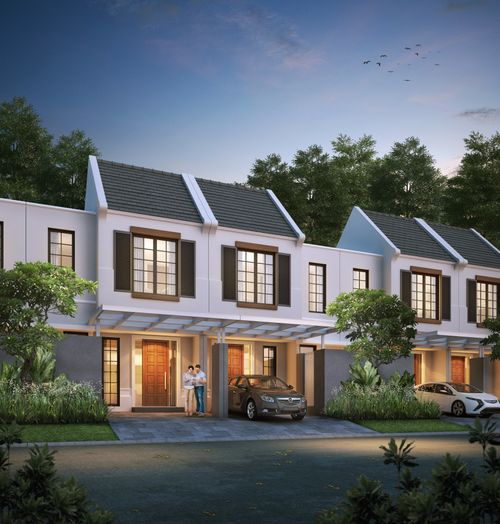 foto tampak rumah tipe Citrus Std perumahan GRAND HARVEST