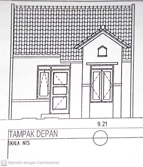 foto tampak rumah tipe RED IVY perumahan CITRA RAYA - VILLA VERDE