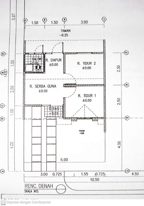 foto denah rumah tipe RED IVY perumahan CITRA RAYA - VILLA VERDE