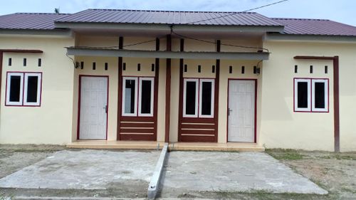 foto tampak rumah tipe 36/91 perumahan Puri Mencirim Asri Tahap-2 (DUA)