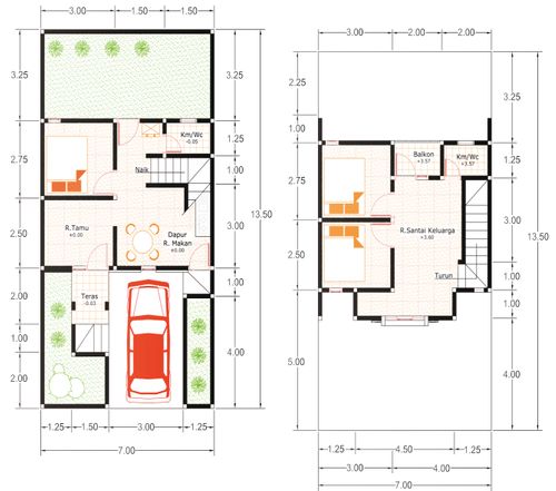 foto denah rumah tipe 80 perumahan BADEAN GRAND CITY