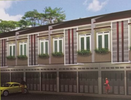 foto tampak rumah tipe RK perumahan Lumbung Padi Merah