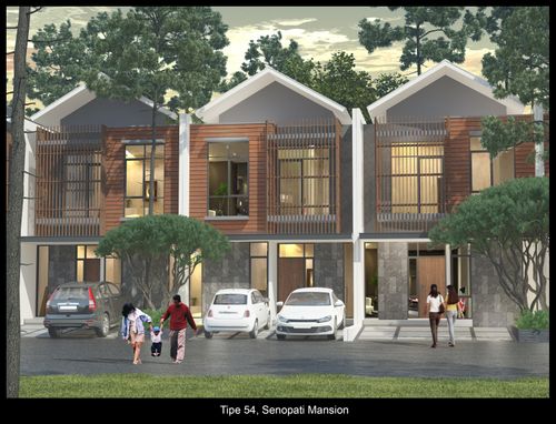 foto tampak rumah tipe GRAND MANSION perumahan GRAND RESIDENCE CITY