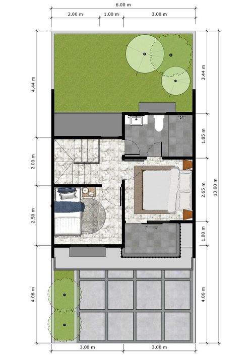 foto denah rumah tipe GRAND MANSION perumahan GRAND RESIDENCE CITY