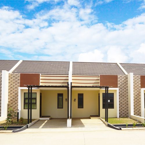 foto tampak rumah tipe BRIO (1) perumahan GRAND SHARON RESIDENCE tahap 3