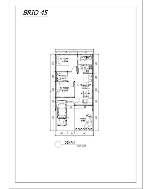 foto denah rumah tipe BRIO (1) perumahan GRAND SHARON RESIDENCE tahap 3