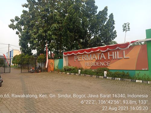 foto gerbang perumahan PERMATA HILL RESIDENCE