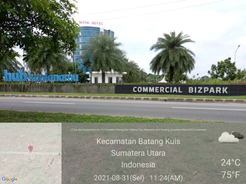 foto gerbang perumahan Hub Kualanamu Biz Park