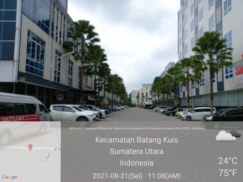 foto posisi tengah perumahan Hub Kualanamu Biz Park