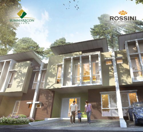 foto tampak rumah tipe L8 STD Premium perumahan Cluster Rossini