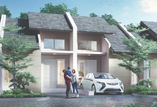 foto tampak rumah tipe 30/75 (G5,UTARA) perumahan PERMATA SUKODONO RAYA