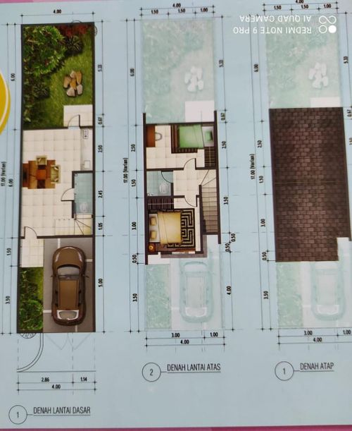 foto denah rumah tipe Viola perumahan Perumahan Palem Semi