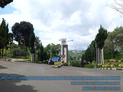 foto gerbang perumahan Budi Indah Regency
