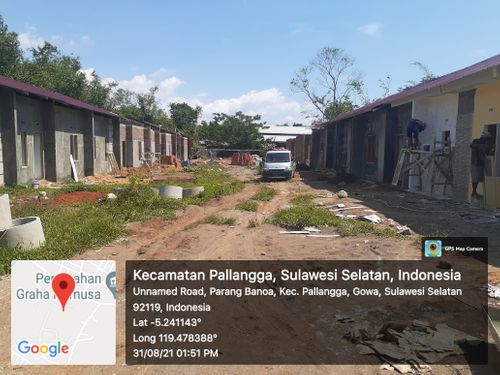 foto posisi tengah perumahan BUMI CENDANA PARANG BANOA 2
