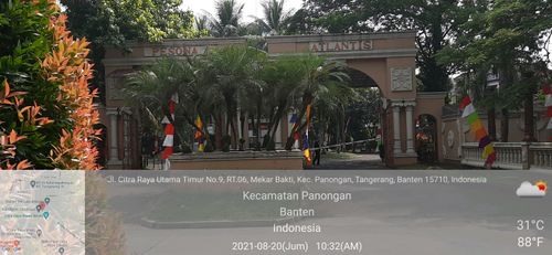foto gerbang perumahan CITRA RAYA - CLUSTER PESONA EUROPE